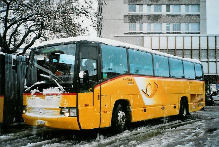 (105'629) - Mabillard, Lens - VS 12'529 - Mercedes am 21. M�rz 2008 beim Bahnhof Sion