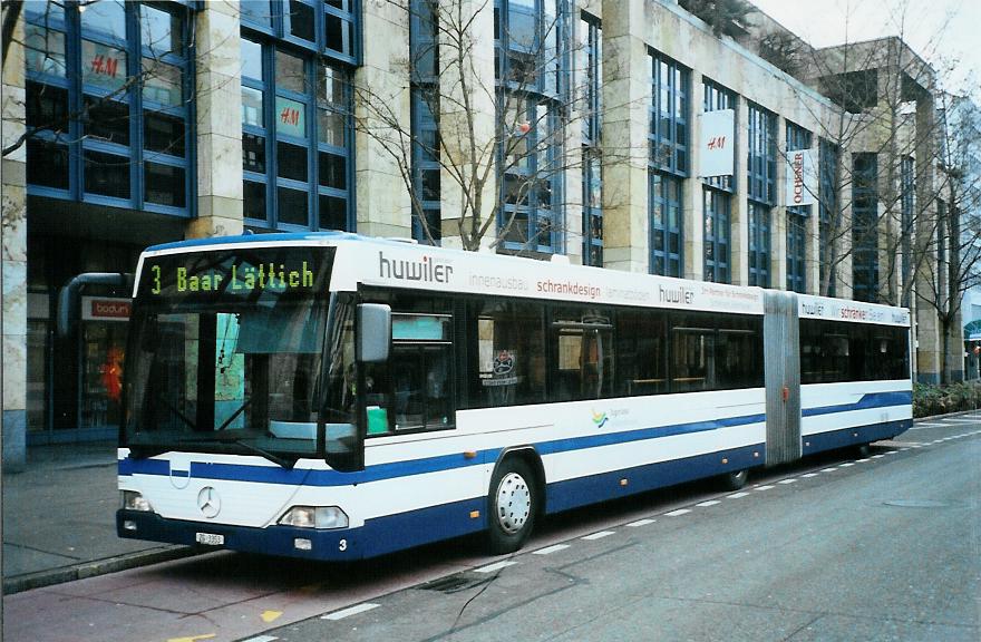 (105'703) - ZVB Zug - Nr. 3/ZG 3353 - Mercedes/Hess am 23. M�rz 2008 in Zug, Metalli