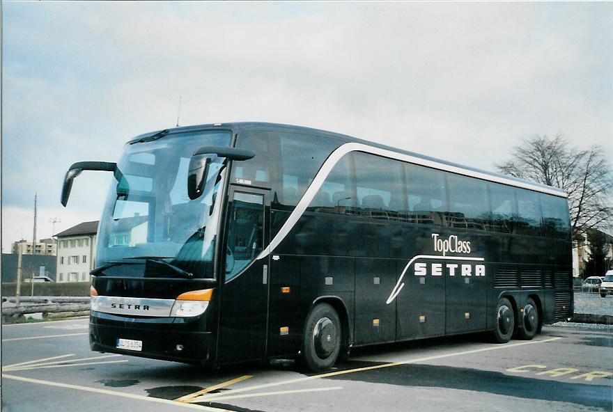 (105'706) - Aus Deutschland: Setra, Ulm - UL-S 6354 - Setra am 23. M�rz 2008 in Zug, Aabachstrasse