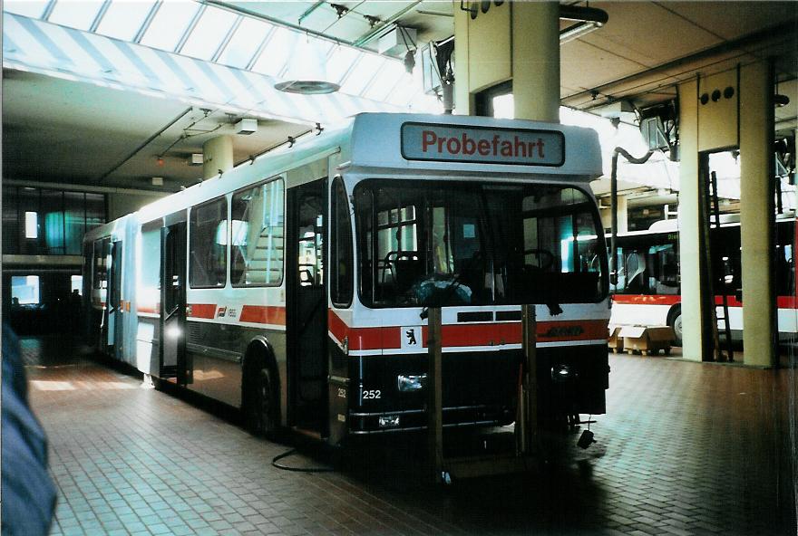 (105'935) - VBSG St. Gallen - Nr. 252 - NAW/Hess am 29. M�rz 2008 in St. Gallen, Depot