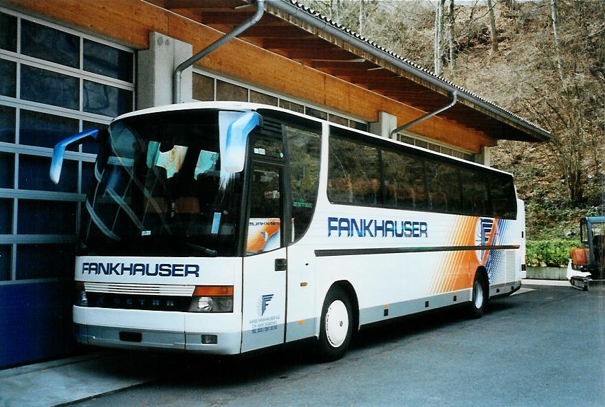 (106'026) - Fankhauser, Sigriswil - Setra am 30. M�rz 2008 in Gunten, Garage