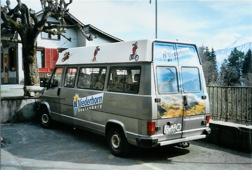 (106'031) - TBB/SNB Beatenberg - BE 374'820 - Fiat am 30. M�rz 2008 in Beatenberg, Station