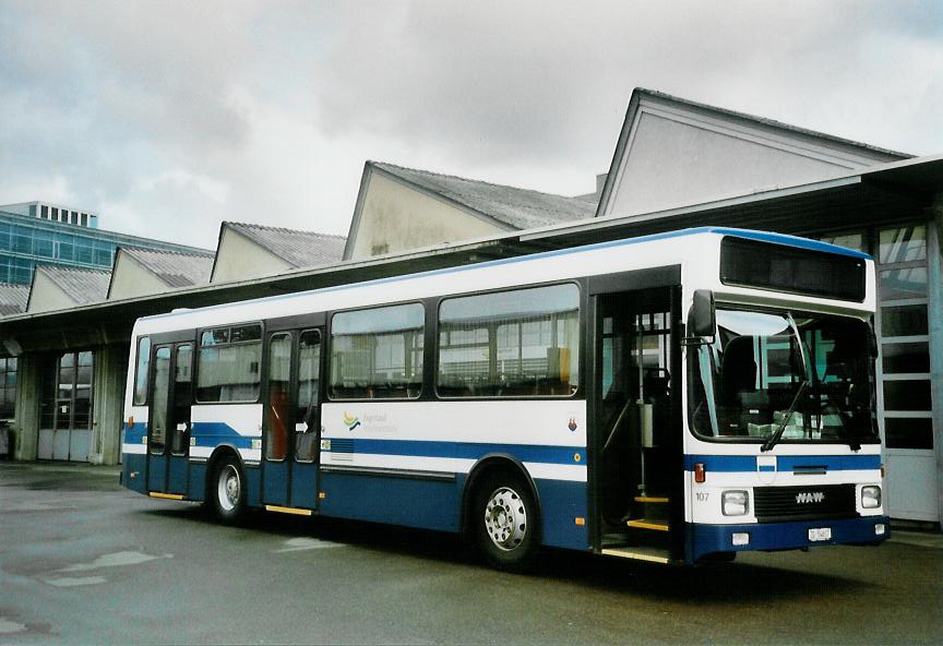 (106'112) - ZVB Zug - Nr. 107/ZG 54'617 - NAW/Hess (ex Nr. 97) am 31. M�rz 2008 in Zug, Garage