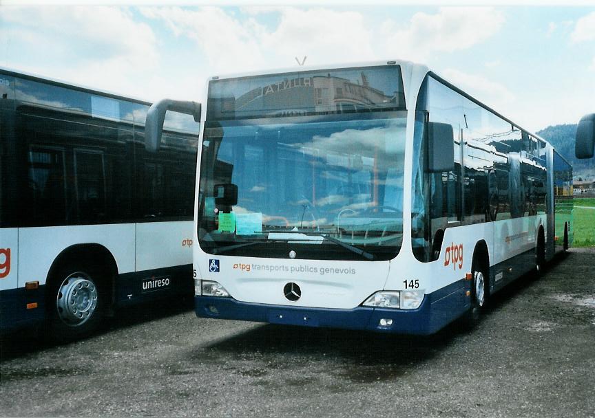 (106'409) - TPG Gen�ve - Nr. 145 - Mercedes am 13. April 2008 in Wil, Larag