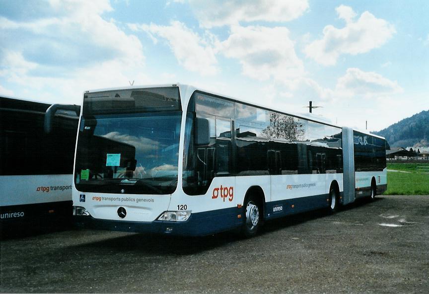(106'411) - TPG Gen�ve - Nr. 120 - Mercedes am 13. April 2008 in Wil, Larag