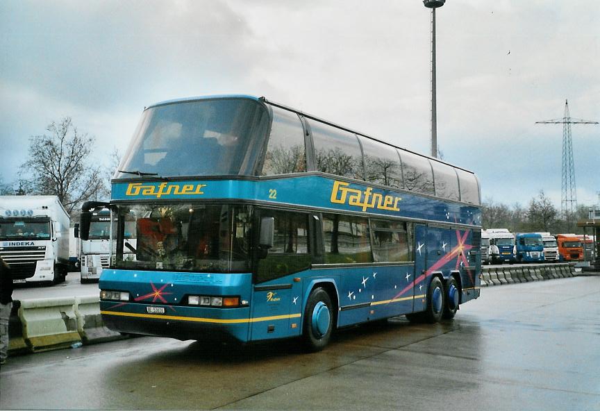 (106'529) - Aus der Schweiz: Gafner, Thun - Nr. 22/BE 53'616 - Neoplan am 16. April 2008 in L�rrach, Grenze