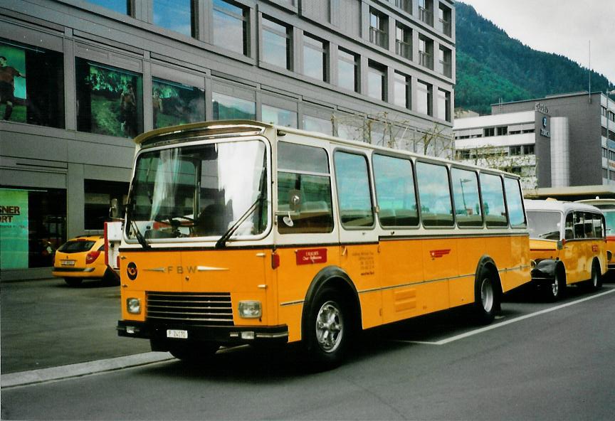 (107'214) - Wittwer, Chur -  P24'170  - FBW/Gangloff (ex Eggenberger, M�riken; ex AVG Grindelwald Nr. 11; ex P 24'170) am 24. Mai 2008 beim Bahnhof Chur
