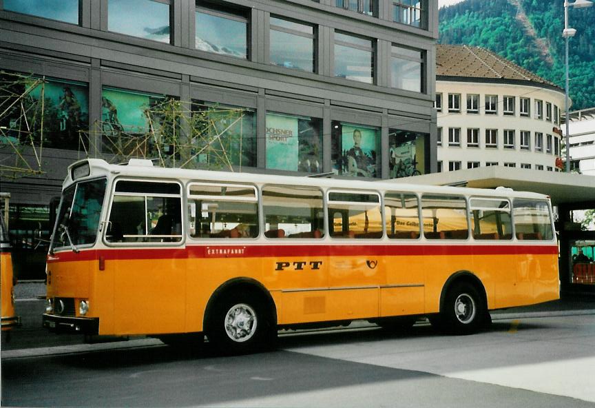 (107'301) - Zimmermann, Niederwangen - BE 24'071 - Saurer/T�scher (ex P 24'632) am 24. Mai 2008 beim Bahnhof Chur