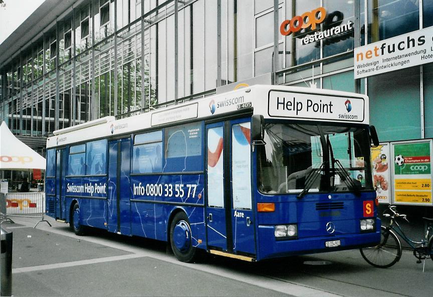 (107'901) - Swisscom, Worblaufen - SO 154'903 - Mercedes (ex VZO Gr�ningen Nr. 26) am 15. Juni 2008 in Interlaken, Coop