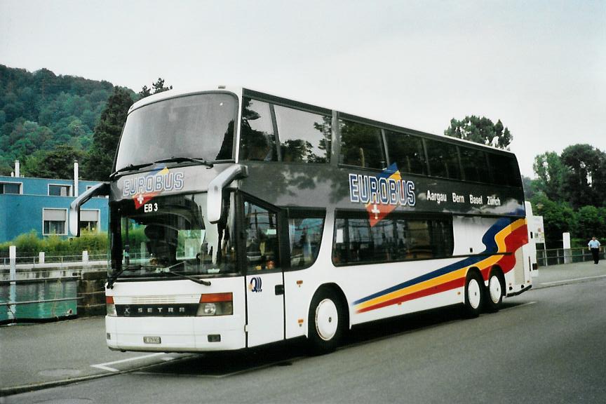 (108'415) - Eurobus, Bern - Nr. 3/BE 379'903 - Setra am 24. Juni 2008 bei der Schiffl�ndte Thun