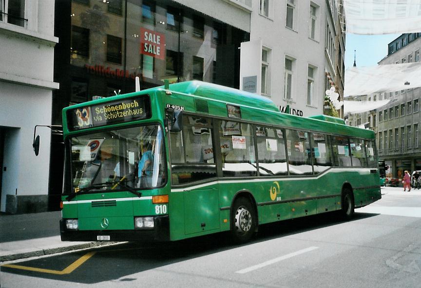 (108'920) - BVB Basel - Nr. 810/BS 2810 - Mercedes am 7. Juli 2008 in Basel, Schiffl�nde