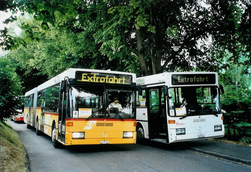 (109'111) - PostAuto Z�rich - Nr. 48/ZH 780'687 - Mercedes (ex Nr. 22; ex P 27'725) am 11. Juli 2008 beim Bahnhof Frauenfeld
