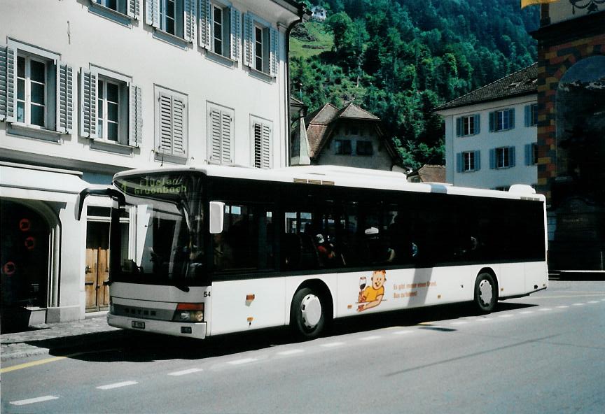 (109'330) - AAGU Altdorf - Nr. 54/UR 9298 - Setra (ex Vorf�hrfahrzeug EvoBus) am 16. Juli 2008 in Altdorf, Telldenkmal