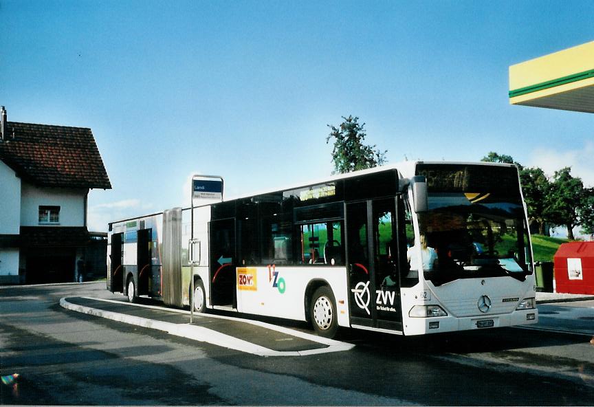(110'214) - VZO Gr�ningen - Nr. 62/ZH 691'895 - Mercedes am 16. August 2008 in Eglingen, Landi