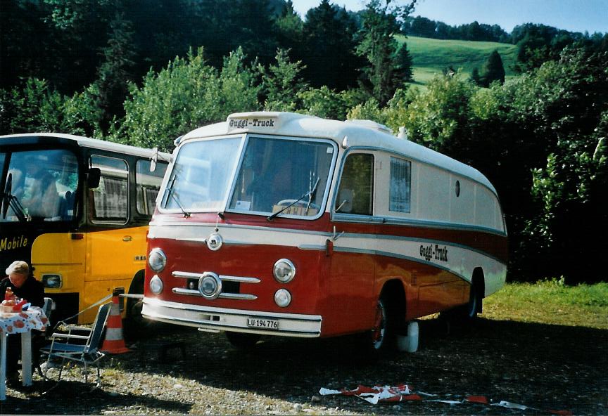 (110'226) - Guggenb�hl, Eschenbach - LU 194'776 - Berna/R&J (ex VB Biel Nr. 110; ex VB Biel Nr. 10) am 16. August 2008 in Goldingen, Atzm�nnig