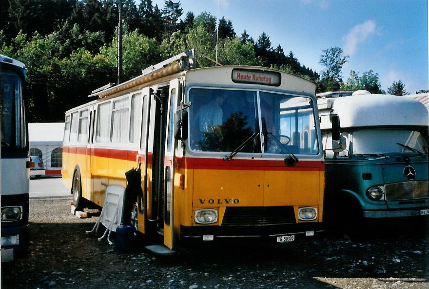 (110'312) - Strasser, Aadorf - TG 50'320 - Volvo/R&J (ex Moser, Flaach Nr. 4) am 16. August 2008 in Goldingen, Atzm�nnig