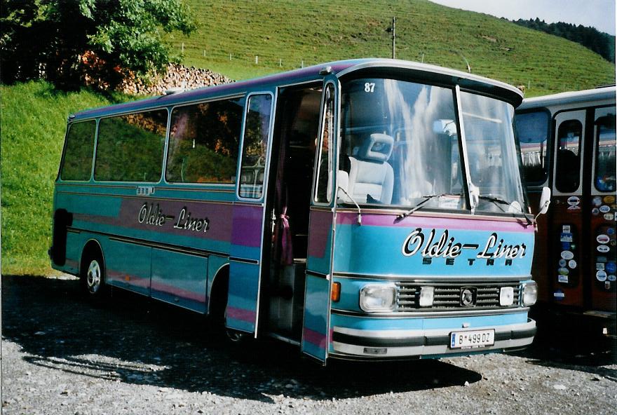(110'326) - Aus Oesterreich: W�stner, Bezau - B 499 DZ - Setra am 16. August 2008 in Goldingen, Atzm�nnig