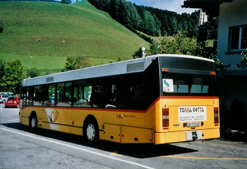 (110'330) - PostAuto Ostschweiz - SG 273'333 - Van Hool (ex P 25'400) am 16. August 2008 in Goldingen, Atzm�nnig