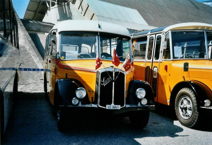 (110'615) - Suter, Savi�se - VS 6045 - Saurer/Lauber (ex Humbert-Droz, Ligni�res; ex P 21'016; ex Pachet+Helfer, Colombier) am 30. August 2008 in Niederbipp, Saurertreffen