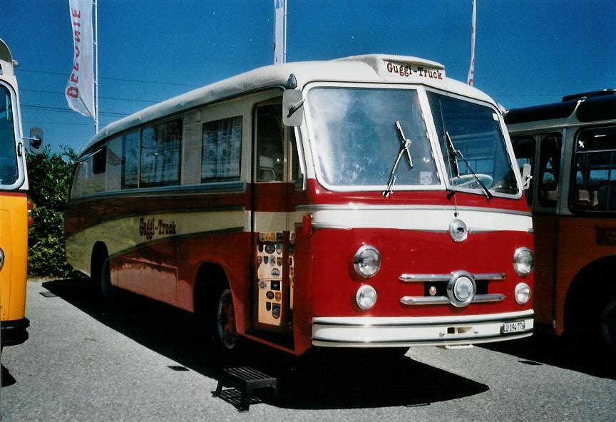 (110'709) - Guggenb�hl, Eschenbach - LU 194'776 - Berna/R&J (ex VB Biel Nr. 110; ex VB Biel Nr. 10) am 30. August 2008 in Niederbipp, Saurertreffen