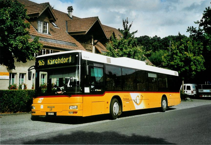(110'825) - Lengacher, M�nsingen - Nr. 2/BE 555'788 - MAN am 7. September 2008 in Kirchdorf, Post