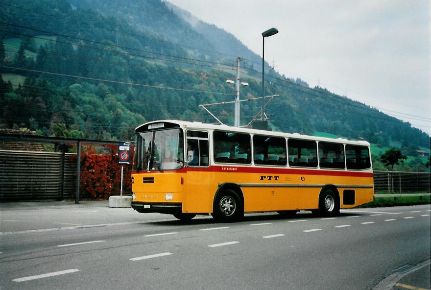 (111'029) - Schmid, Th�rishaus - BE 26'206 - Saurer/T�scher (ex P 24'244) am 27. September 2008 beim Bahnhof Reichenbach