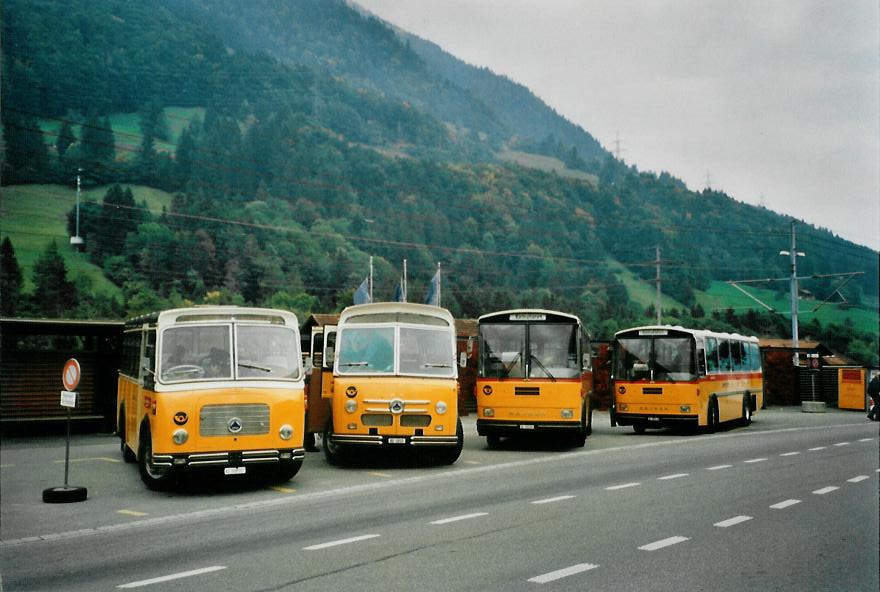 (111'032) - Streiff, Gelterkinden - AG 306'557 - Saurer/Gangloff (ex Oldie-Tours Z�risee, Wollerau; ex OTAG, Wald; ex Leibundgut, Obergoldbach; ex Krebs, Belpberg) am 27. September 2008 beim Bahnhof Reichenbach