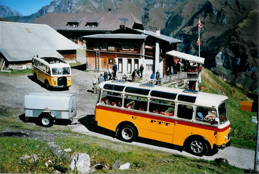 (111'135) - Schmid, Th�rishaus - Nr. 9/BE 26'105 - Saurer/R&J (ex Geiger, Adelboden Nr. 9) am 27. September 2008 in Kiental, Bundalp