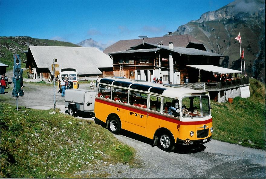 (111'136) - Schmid, Th�rishaus - Nr. 9/BE 26'105 - Saurer/R&J (ex Geiger, Adelboden Nr. 9) am 27. September 2008 in Kiental, Bundalp