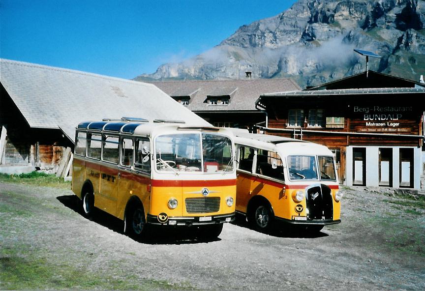 (111'204) - Schmid, Th�rishaus - Nr. 9/BE 26'105 - Saurer/R&J (ex Geiger, Adelboden Nr. 9) am 27. September 2008 in Kiental, Bundalp