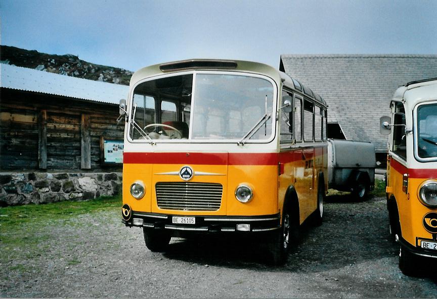 (111'211) - Schmid, Th�rishaus - Nr. 9/BE 26'105 - Saurer/R&J (ex Geiger, Adelboden Nr. 9) am 27. September 2008 in Kiental, Bundalp