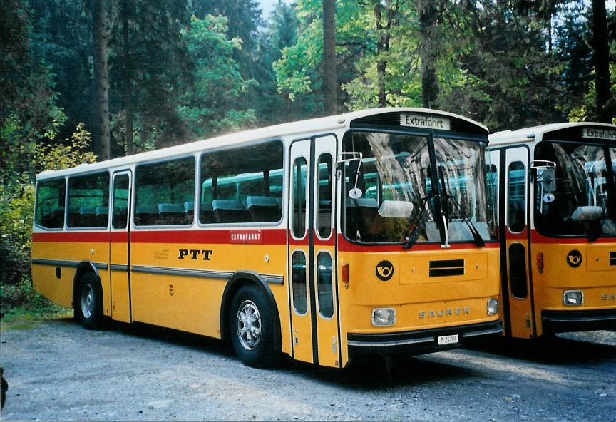 (111'212) - Zimmermann, Niederwangen -  P 24'289  - Saurer/T�scher (ex P 24'289) am 27. September 2008 in Kiental, Tschingel