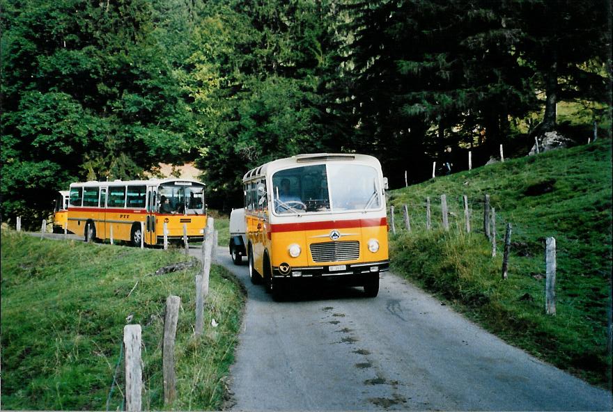 (111'220) - Schmid, Th�rishaus - Nr. 9/BE 26'105 - Saurer/R&J (ex Geiger, Adelboden Nr. 9) am 27. September 2008 bei Kiental