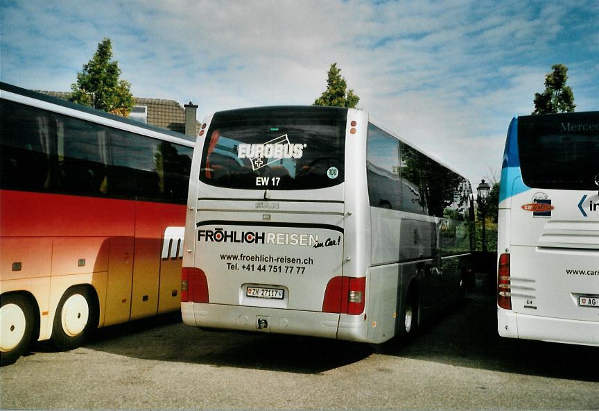 (111'315) - Aus der Schweiz: Fr�hlich, Z�rich - Nr. 17/ZH 27'117 - MAN am 29. September 2008 am 29. September 2008 in Rust, Europapark