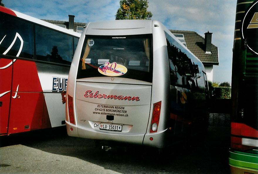 (111'322) - Aus der Schweiz: Estermann, Berom�nster - LU 15'031 - Iveco/Indcar am 29. September 2008 in Rust, Europapark