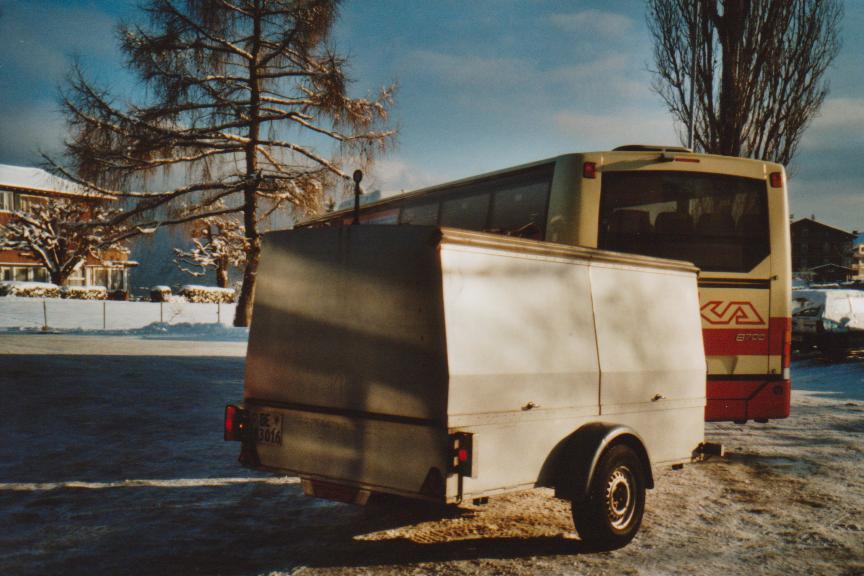 (112'834) - ASKA Aeschi - Nr. 1/BE 183'016 - Wiederkehr Gep�ckanh�nger am 13. Dezember 2008 in Aeschi, Garage