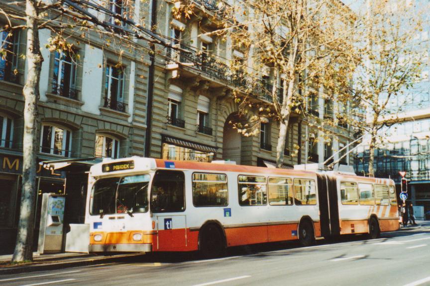 (113'208) - TL Lausanne - Nr. 888 - Saurer/Hess Gelenktrolleybus (ex TPG Gen�ve Nr. 659) am 22. Dezember 2008 in Lausanne, Georgette