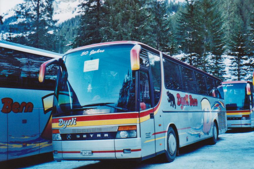 (113'725) - Dysli, Bern - Nr. 25/BE 147'160 - Setra (ex N�vermann, D-Mettmann) am 11. Januar 2009 in Adelboden, Unter dem Birg