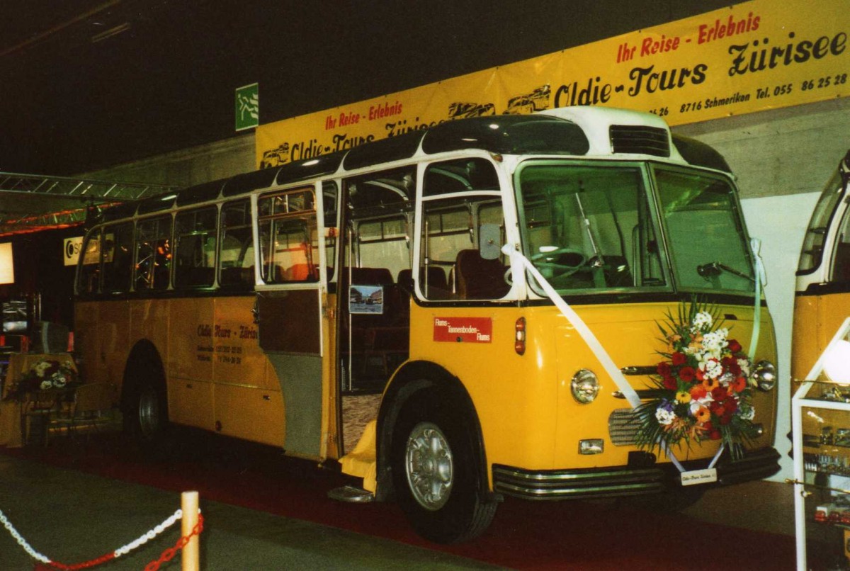(113'908) - Oldie-Tours Z�risee, Wollerau - Nr. 22 - Saurer/Saurer am 17. Januar 2009 in St. Gallen, OLMA