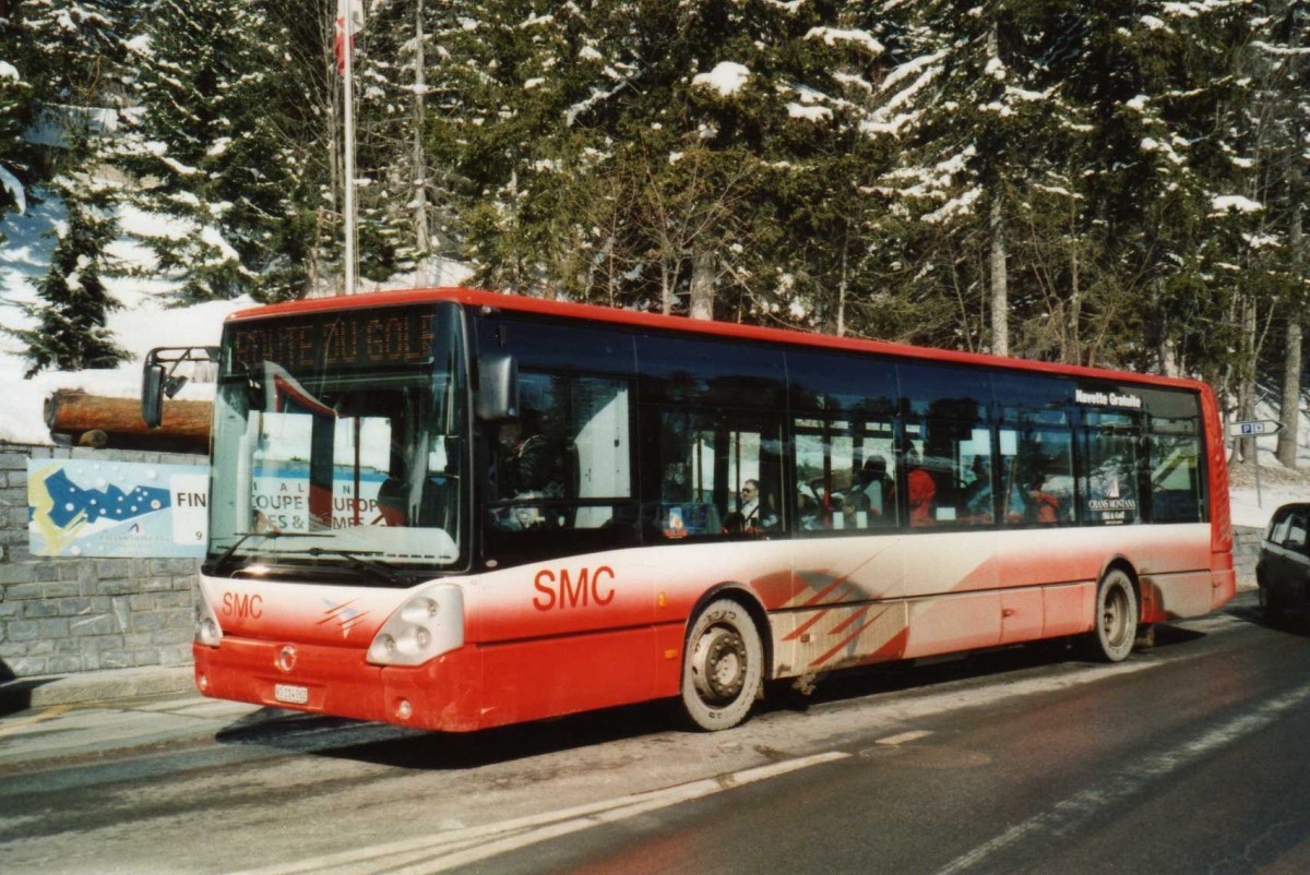 (114'325) - SMC Montana - Nr. 62/VS 114'062 - Irisbus am 15. Februar 2009 in Crans-Montana, T�l� Crans