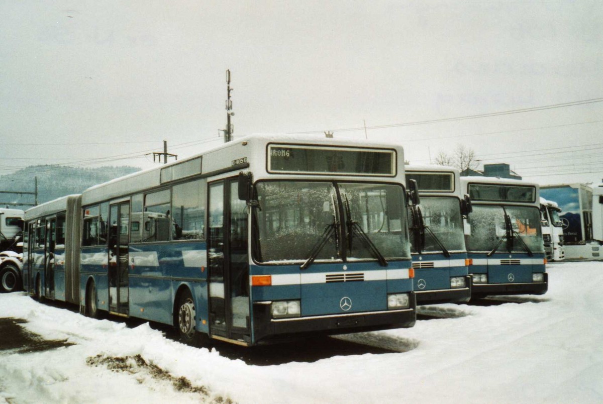 (114'506) - VZO Gr�ningen - Nr. 156 - Mercedes (ex Nr. 56) am 18. Februar 2009 in Wil, Larag