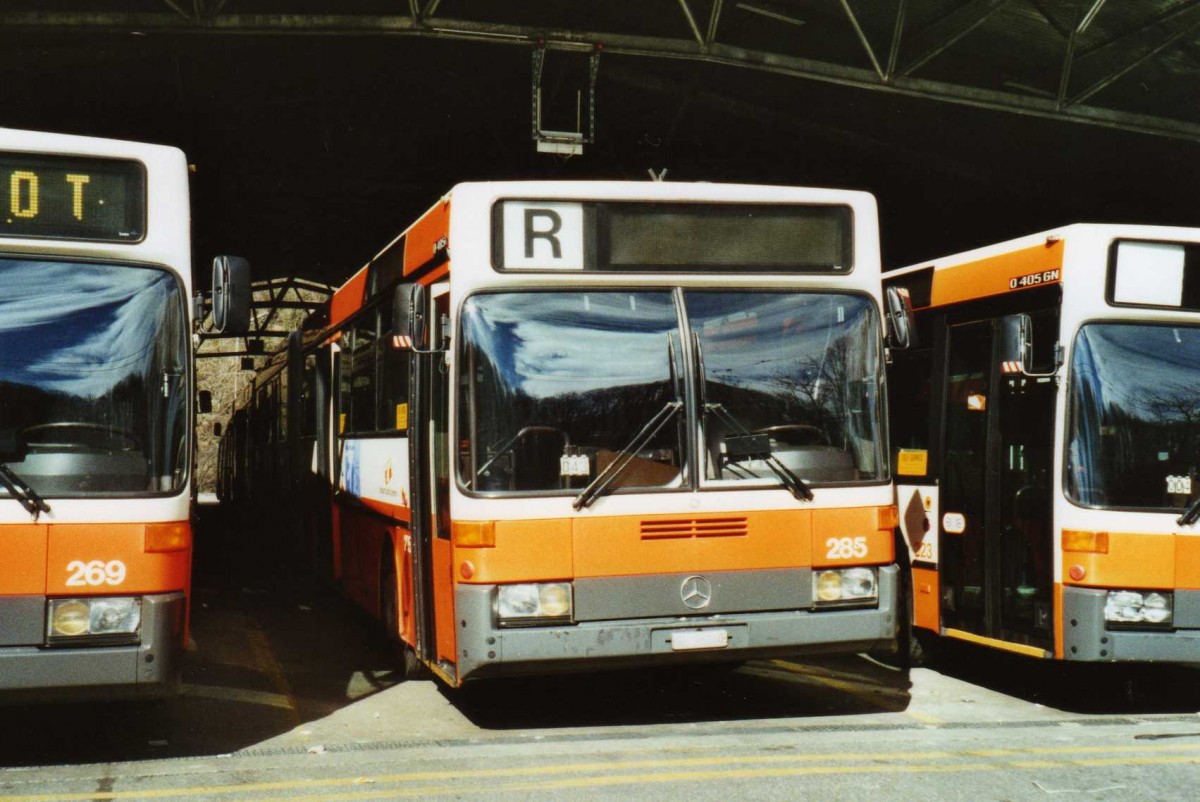 (114'920) - TPG Gen�ve - Nr. 285/GE 96'140 - Mercedes am 8. M�rz 2009 in Gen�ve, D�p�t