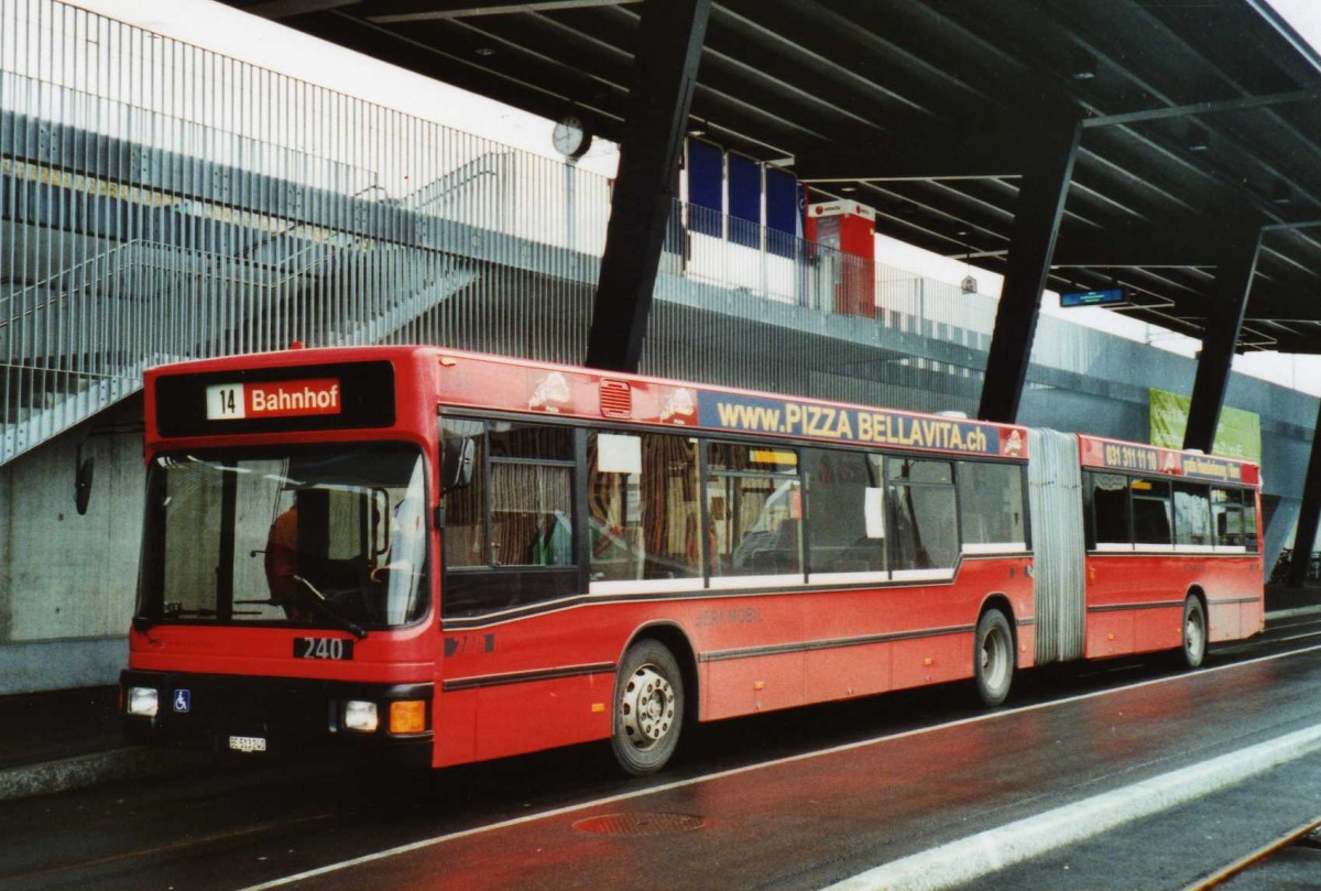 (115'511) - Bernmobil, Bern - Nr. 240/BE 513'240 - MAN am 24. M�rz 2009 in Bern, Westside