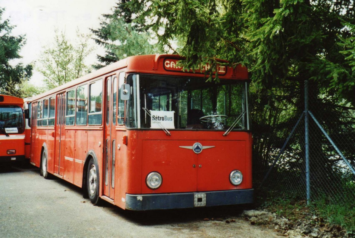 (116'135) - Car Touche, Gen�ve (R�trobus) - Nr. 2 - Saurer/Lauber-Hess-R&J (ex TPG Gen�ve Nr. 60; ex TPG Gen�ve Nr. 422) am 25. April 2009 in Bressonnaz, R�trobus