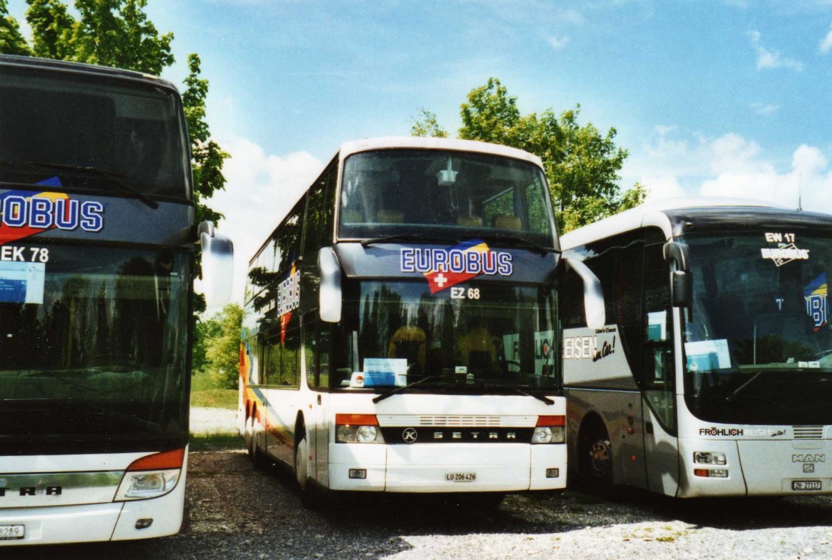 (116'332) - H�fliger, Sursee - Nr. 68/LU 206'426 - Setra am 6. Mai 2009 in Thun, Kleine Allmend