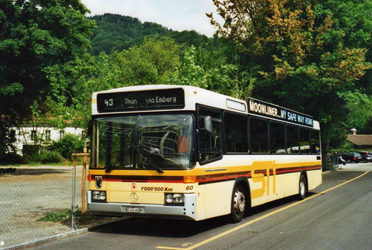 (116'424) - STI Thun - Nr. 60/BE 452'460 - Mercedes/R&J am 11. Mai 2009 bei der Schiffl�ndte Thun