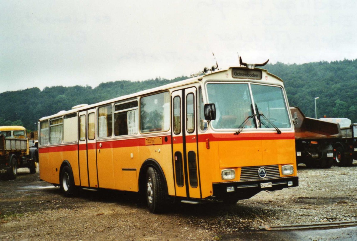 (117'124) - Gadliger, Horgen - ZH 293'555 - Saurer/T�scher (ex Lienert&Ehrler, Einsiedeln; ex Lienert, Einsiedeln) am 6. Juni 2009 in Thayngen, Saurertreffen