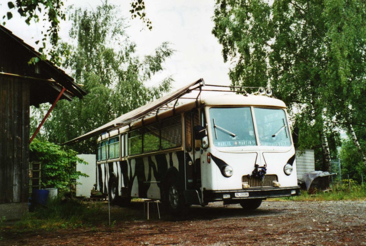 (117'212) - K�ndig, Affeltrangen - TG 29'088 - FBW/R&J (ex P 25'505; ex P 22'304) am 6. Juni 2009 in Thayngen, Saurertreffen
