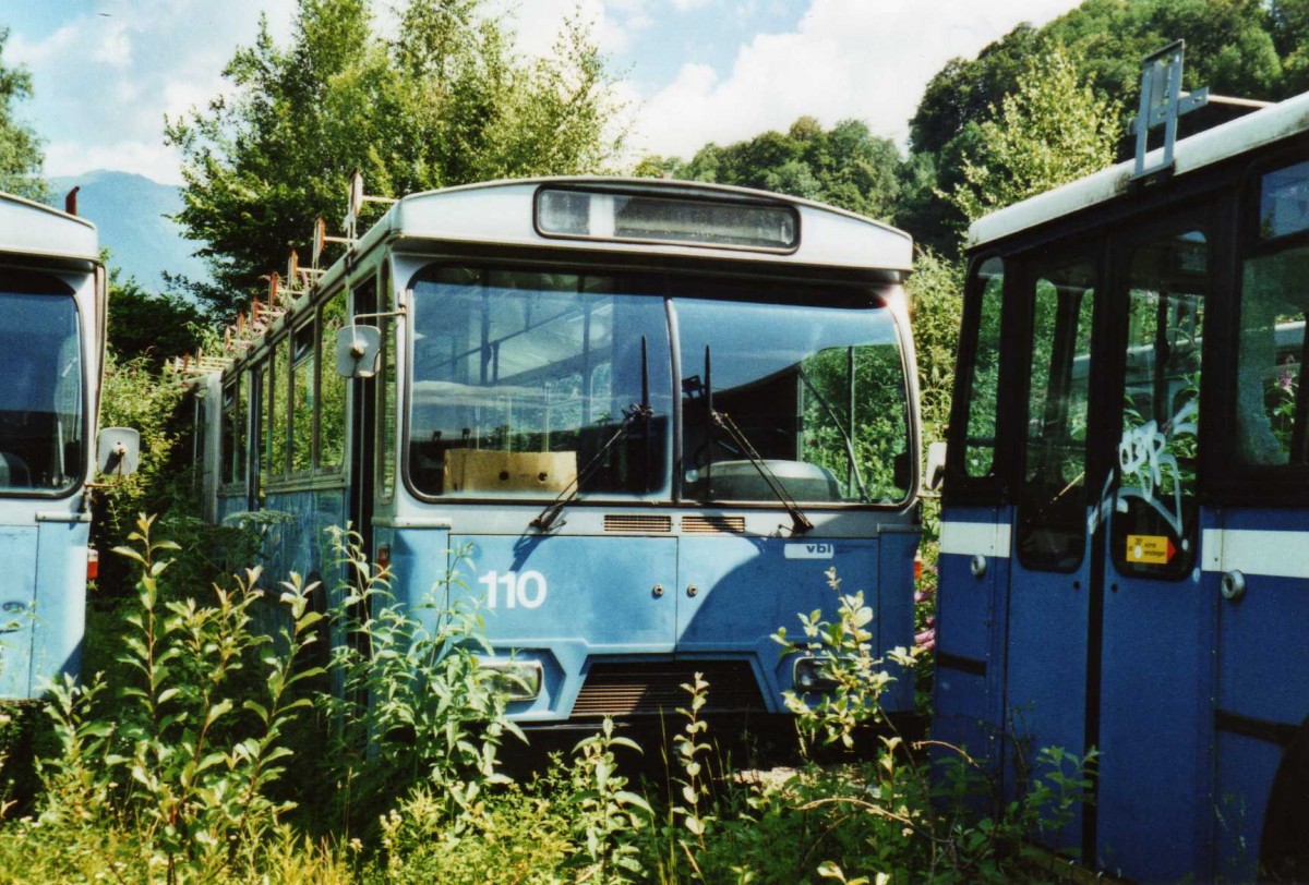 (117'918) - VBL Luzern - Nr. 110 - Volvo/Hess am 4. Juli 2009 in N�fels