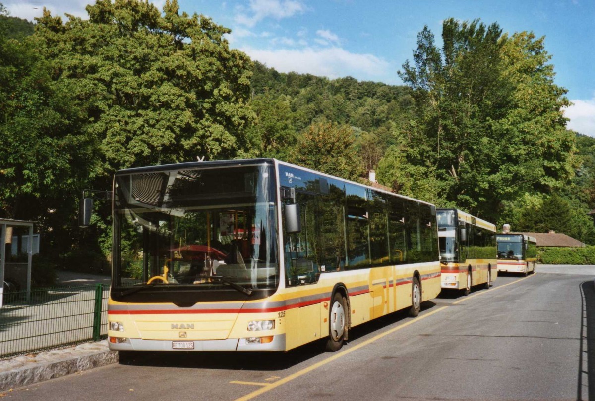 (119'208) - STI Thun - Nr. 125/BE 700'125 - MAN am 19. Juli 2009 bei der Schiffl�ndte Thun